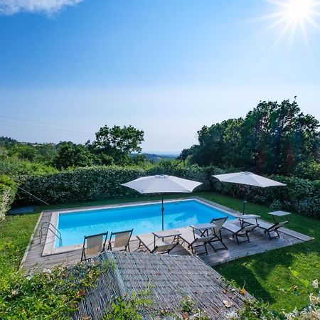 Villa Di Campagna 10 Posti Con Piscina Privata Castellina Marittima Luaran gambar