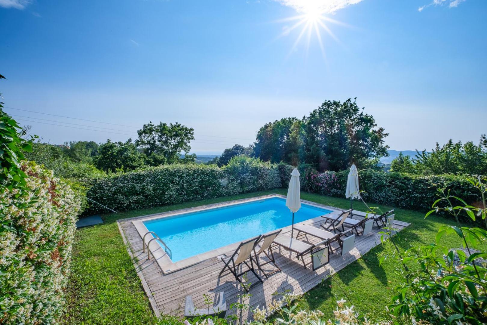 Villa Di Campagna 10 Posti Con Piscina Privata Castellina Marittima Luaran gambar